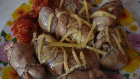 куриные конвертики с гречкой