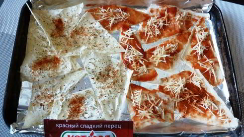 чипсы из лаваша