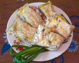 Курица в лаваше в духовке