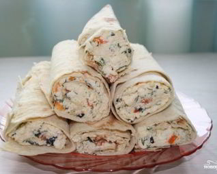 Лаваш с адыгейским сыром