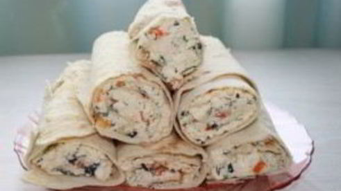 лаваш с адыгейским сыром