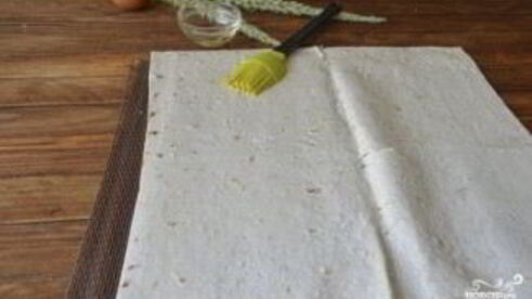 лаваш с картофельным пюре