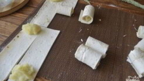 лаваш с картофельным пюре