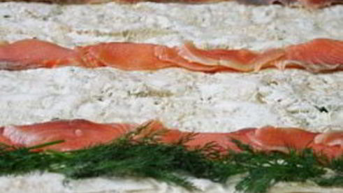 лаваш с лососем