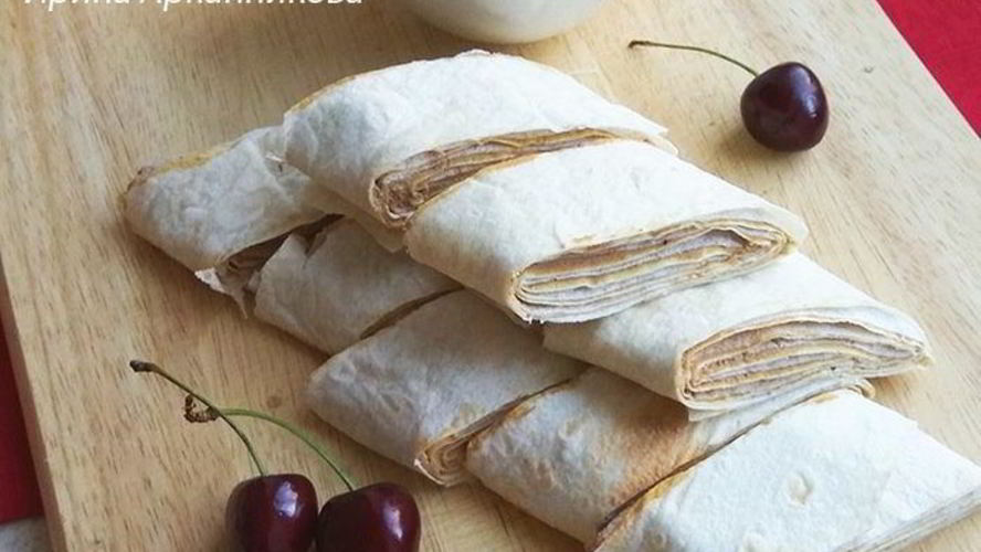 Рецепт лаваша с начинкой из куриной печени