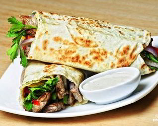 Лаваш с овощами