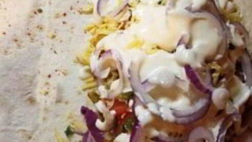 лаваш с овощами