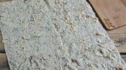 лаваш с сыром и укропом