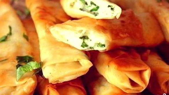 Рецепт Лаваша с сыром и зеленью в духовке