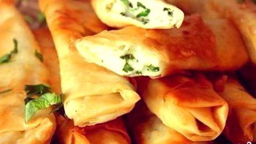 Рецепт лаваша с сыром и зеленью в духовке