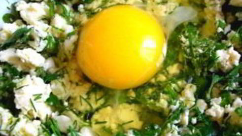 лаваш с сыром и зеленью в духовке