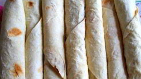 лаваш с сыром и зеленью в духовке