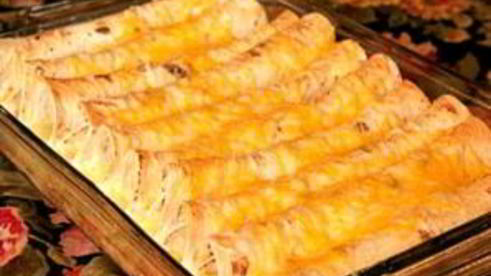 лаваш с сыром и зеленью в духовке