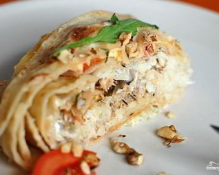 Лаваш с треской