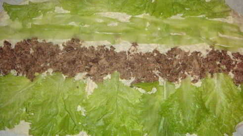 лаваш с тунцом