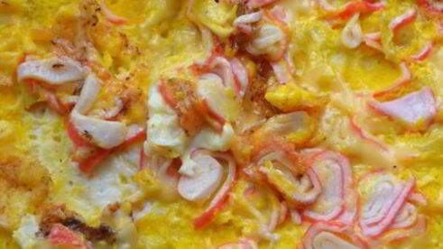 лаваш с яйцом и сыром