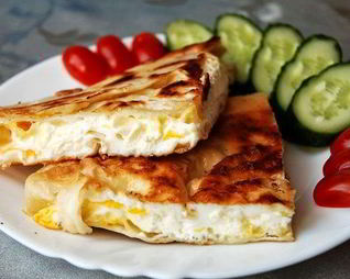 Лаваш с яйцом