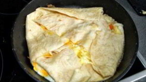 лаваш с яйцом