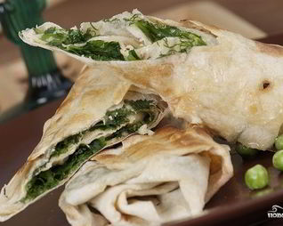 Лаваш с зеленью по-армянски