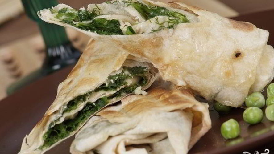 Рецепт лаваша с зеленью по-армянски