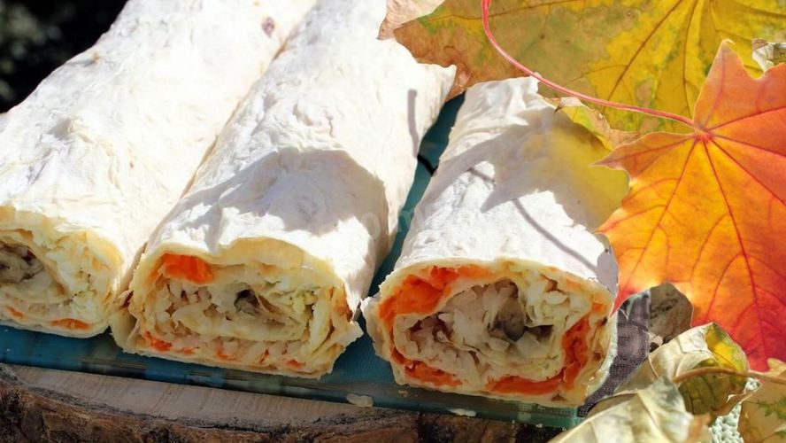 Рецепт лаваша со шпротами