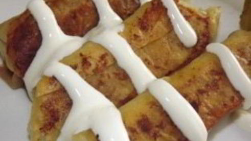 рулеты из лаваша с печенью