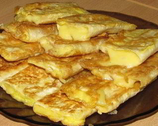 Сытный завтрак из тонкого лаваша