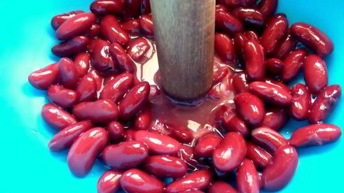 закуска из фасоли в лаваше сытная