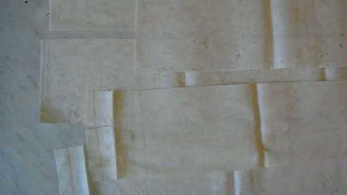 закуска из крабовых палочек в лаваше, обжаренная