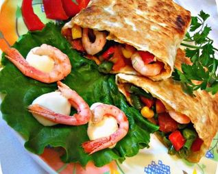 Закуска из лаваша Средиземноморский завтрак