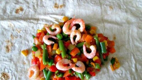 закуска из лаваша средиземноморский завтрак