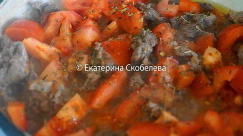 закуска в лаваше с сочной говядиной и овощами