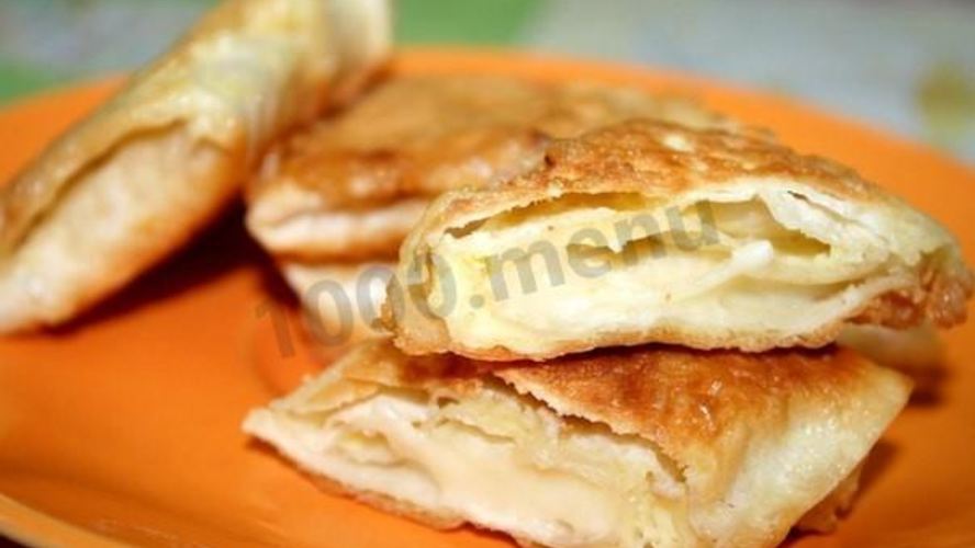 Рецепт жареного лаваша с сыром