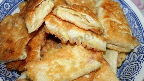 жареный лаваш с сыром