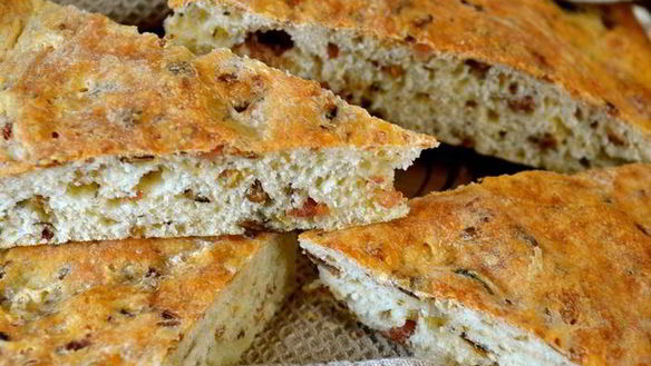 Рецепт Фокаччи по-деревенски — focaccia rustica
