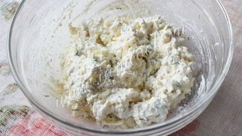 фокачча с сыром и творогом