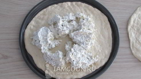 фокачча с сыром и творогом