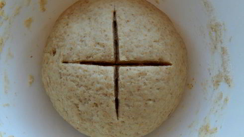 фокачча со сливами