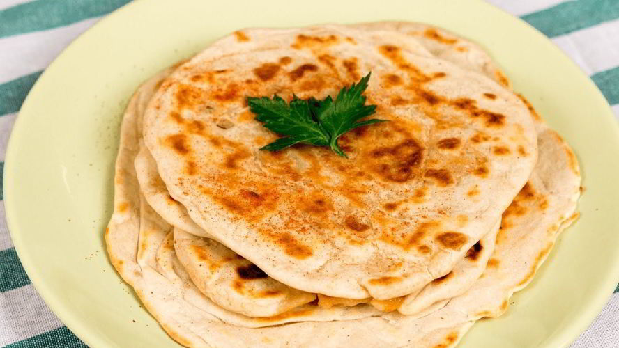 Рецепт индийских лепешек с начинкой