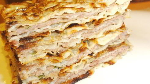 китайские лепешки с мясом