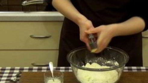 куриное филе с лепешками