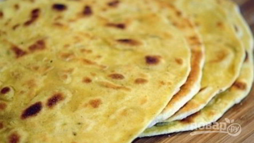 Рецепт лепешки без дрожжей