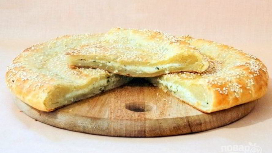 Рецепт лепешки с сыром