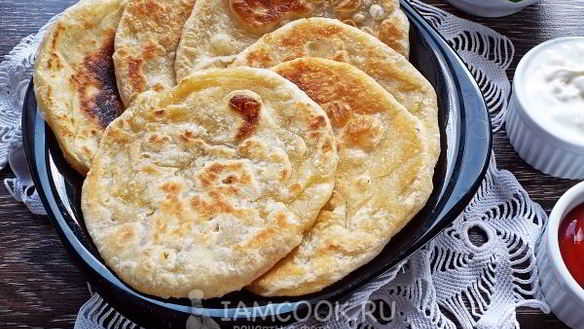 Рецепт Лепешек без дрожжей на сковороде