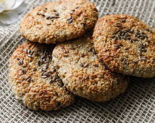 Лепешки из творога и отрубей