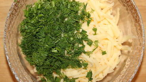 лепешки на кефире с сыром