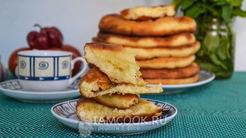 лепешки на сковороде