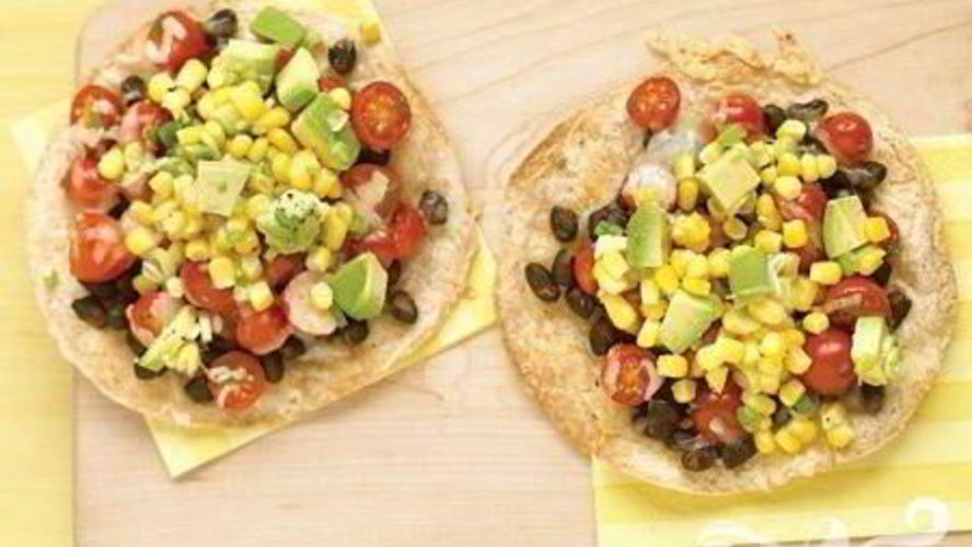 Рецепт лепешек с черной фасолью и кукурузой