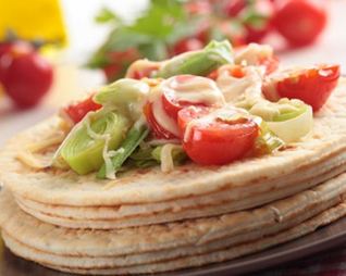 Лепешки с овощами и сыром