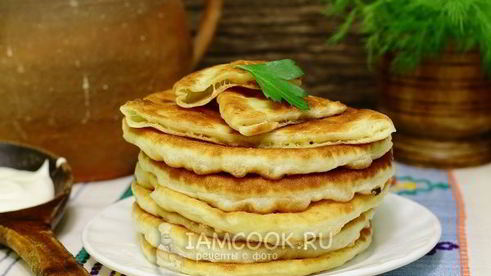 лепешки с сыром дрожжевые